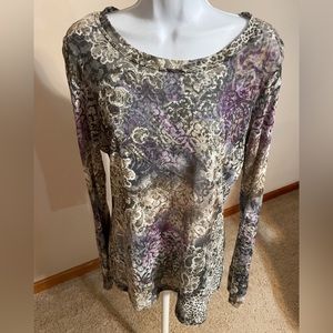 Maurices Multi-Color long sleeve top Size L